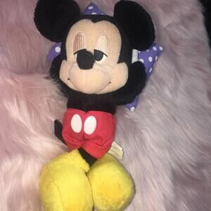 Vintage Disney SEGA Mikey Mouse on Pillow 10" Plush
